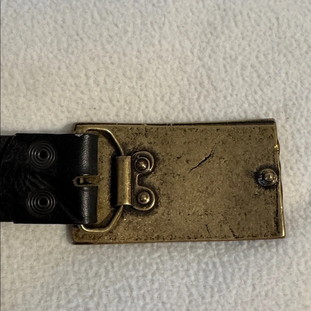 Badichi Artisan Belt Buckle and Leather Belt
